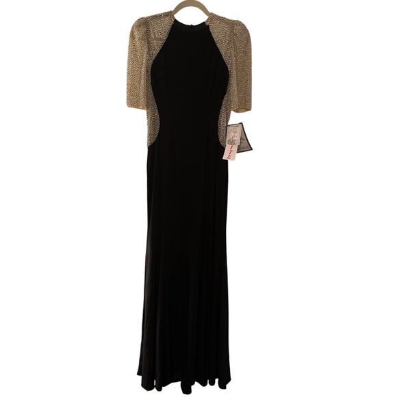 XSCAPE Elise Quarter Sleeve Jersey Knit Dress Size 8P New with Tag MSRP $279 - Picture 6 of 12